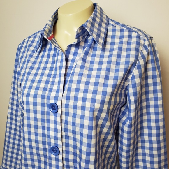 FOXCROFT NYC WOMEN'S BUTTON UP SIZE 6 - Picture 2 of 5